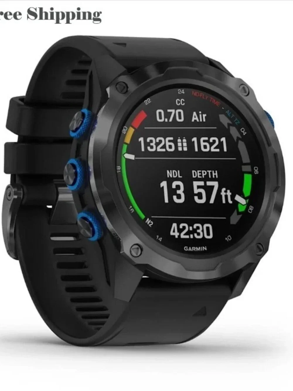 Garmin Descent Mk2i Dive Computer Smartwatch GPS Titanium Black 52mm